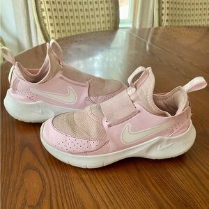 Nike Kids size 1.5 Pink Slip-On Athletic Sneakers